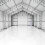 33ft (10m) wide Front Wall with Door & Winch - Image 2