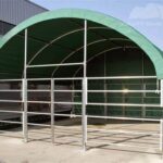 20ft x 20ft x 12ft Livestock Shelter (Green)
