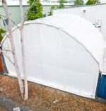 33ft (10m) wide GP Back Wall