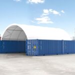 20 x 40ft Container Shelter (6 x 12m) Shade Cloth PVC