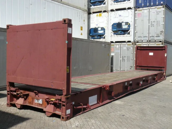 40ft used collapsible flat rack containers
