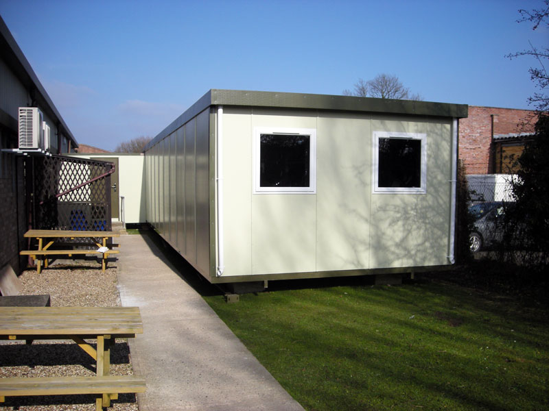 40ft x 10ft jackleg office cabin