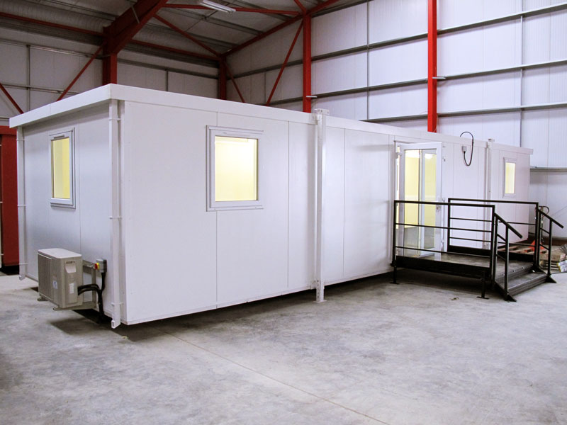 40ft x 10ft jackleg office cabin