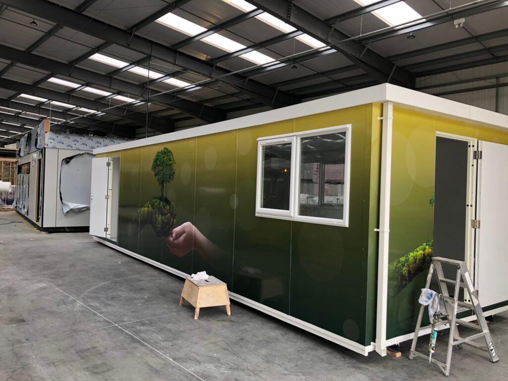 40ft x 10ft jackleg office cabin