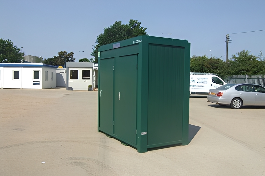 1+1 double mains toilet 8ft x 5ft (green)