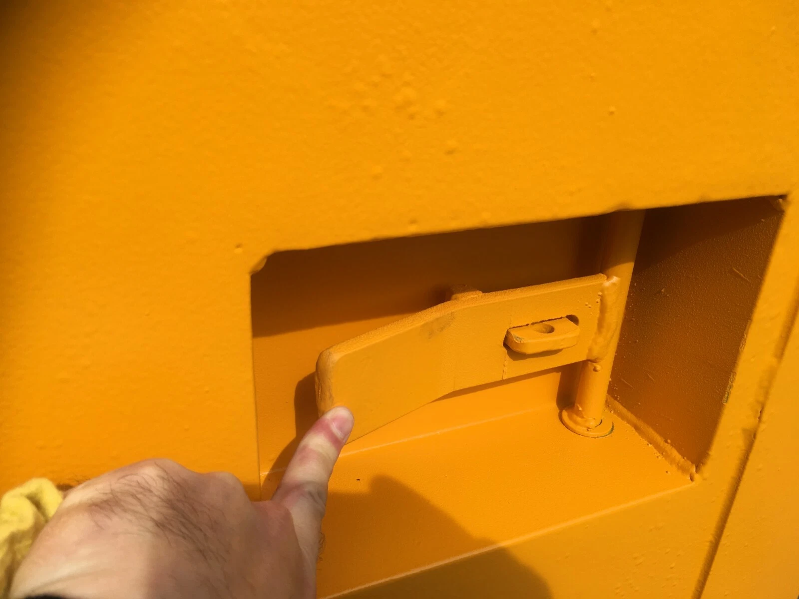 7ft x 5ft (2.2m x 1.6m) secure walk in steel chem store/hazardous material store