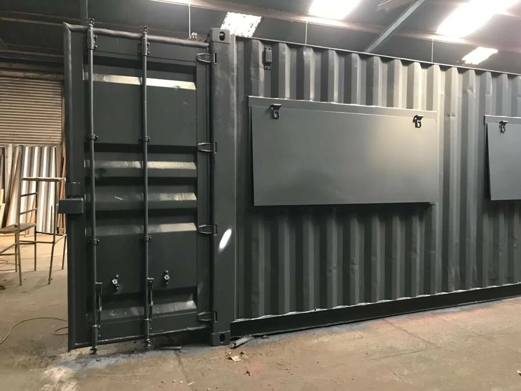 20ft x 8ft cladded food/drink outlet container