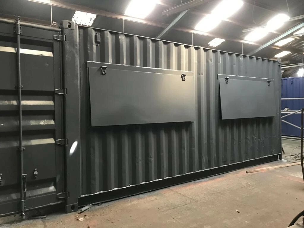20ft x 8ft cladded food/drink outlet container