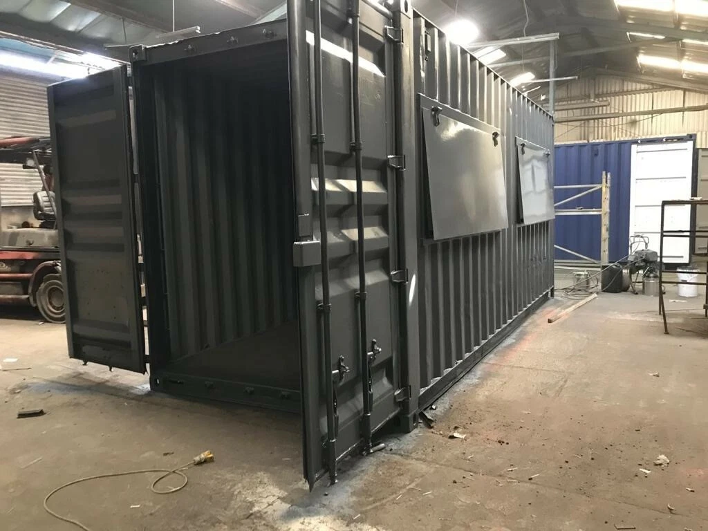 20ft x 8ft cladded food/drink outlet container