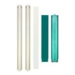 2.3m, 3.3m, 4.3m Flat Pack Office Linking Kit (Green)