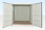 10Ft X 8Ft Shipping Container (One Trip) – White - Image 3