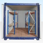 Adjustable, Heavy Duty Three Tier Container Racking (Single Bay)