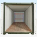 Adjustable, Heavy Duty Two Tier Racking For Rear Of Container