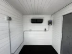 20ft 20’ Slate Gray Shiplap 120V Shipping Container Office Mini Split - Image 5