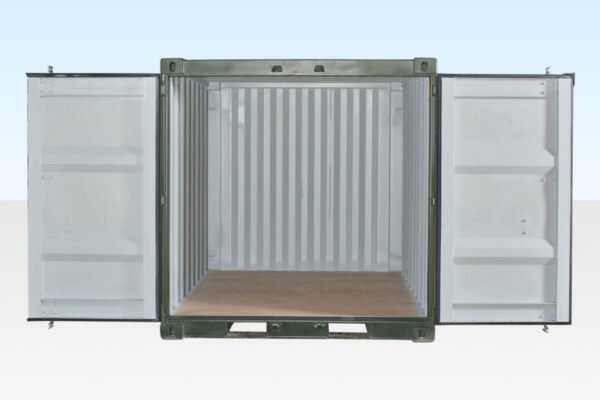 636-Portable-Space-Day2-2.5.18-8ft-Onetrip-Front-Open-final-960x640-1-600x400-1.jpg 8Ft One Trip Shipping Container (Green) - Image 1