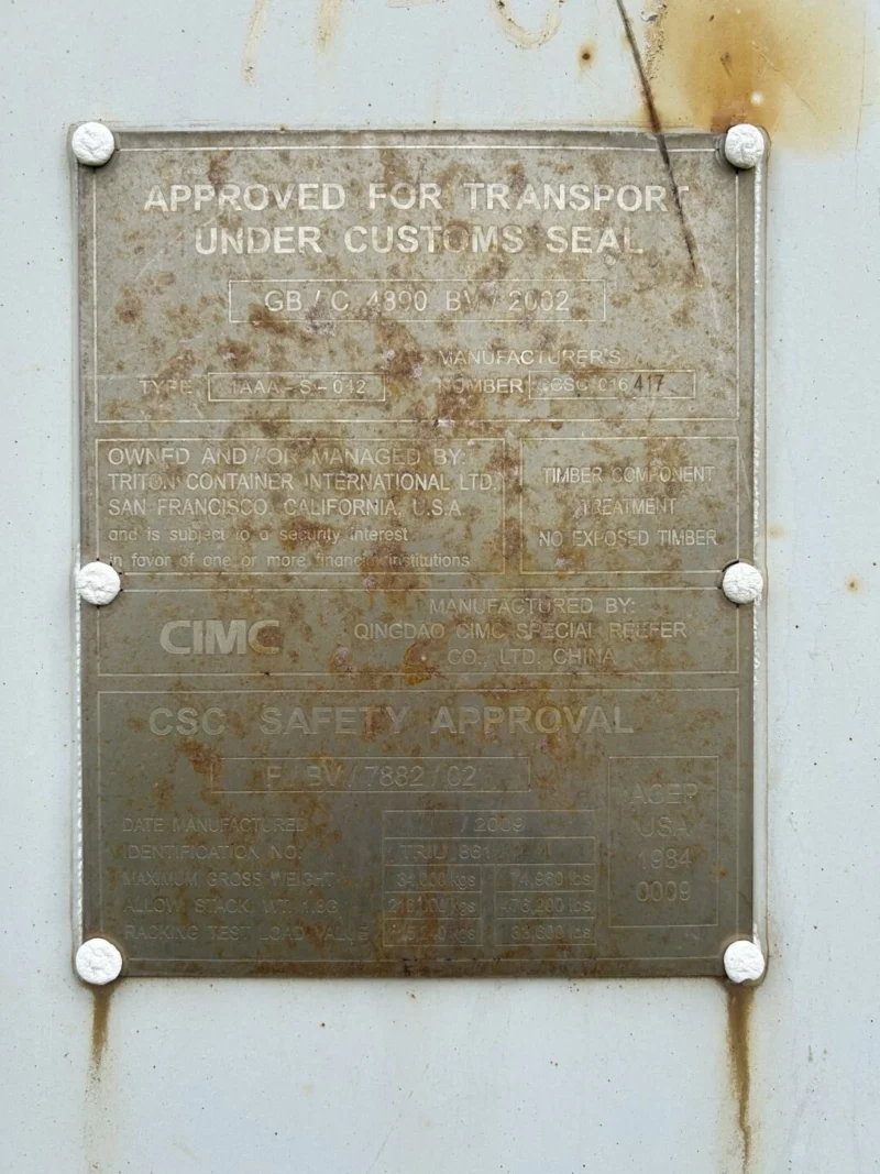 s-l1600-1-7-800x1067-1.webp 2009 40′ High Cube Refrigerated Storage Container – CCR18757 - Image 1