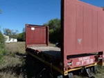 20′ Flat Rack Shipping Container – One Trip, For Equipment, Oversize Items - Image 8