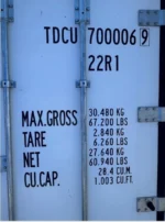 Thermo King Refrigerator Container – 20′ 2021 Reefer